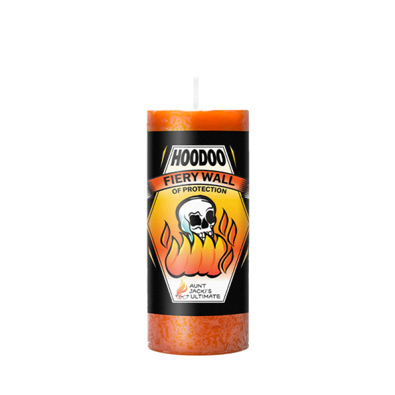 Aunt Jacki's Ultimate Hoodoo Fiery Wall of Protection CANDLE