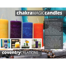 Chakra Magic Candle sign Point of purchase 