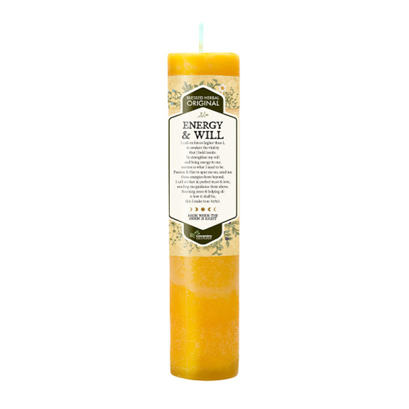 Blessed Herbal Energy and Will CANDLE