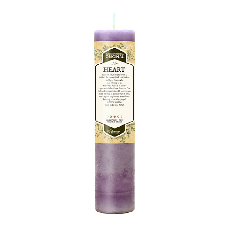 Blessed Herbal Heart CANDLE